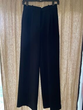 Aritzia Effortless Pant WIDER - Black Crepette NWT